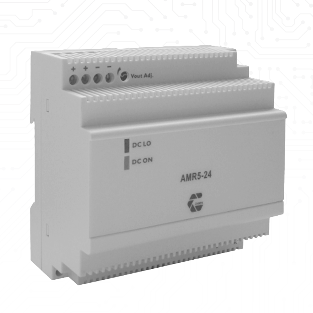12-24V 100W Power Supply - AMR5 Series Din Rail Power Supplies chinfa amr5-12 amr5-24
